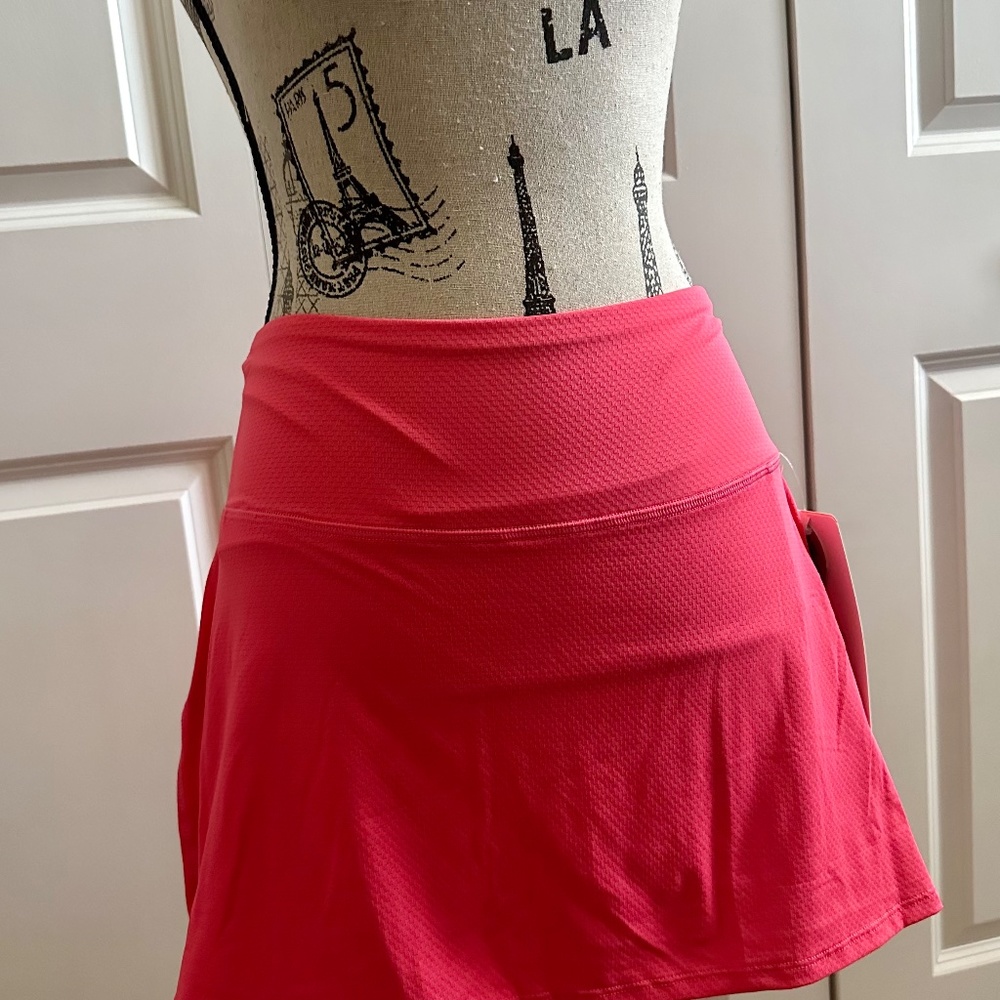 new GOTTEX Golf Tennis skirt Coral UPF 50+ Size Small